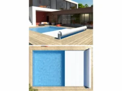 Open Aero Automatisch Oprolsysteem - Tot 5 Meter - Grijs -KOKID Spa Winkel 1638438009 trimmy pvc blanc ambiance 1