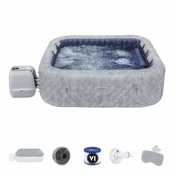 Bestway Lay-Z Spa San Francisco Hydrojet Pro Opblaasbare Spa - 7 Persoons 4 Bestway Lay-Z Spa San Francisco Hydrojet Pro Opblaasbare Spa - 7 Persoons - Afbeelding 2