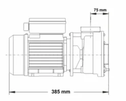 LX LP250 Spa Massagepomp 2,5 PK - 1 Speed -KOKID Spa Winkel 3765.2 1