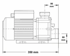 LX TDA75 Spa Circulatiepomp 0,75 PK 19 LX TDA75 Spa Circulatiepomp 0,75 PK -KOKID Spa Winkel 3769.2 1