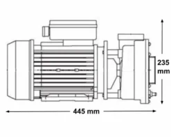 LX WP250 Spa Massagepomp 2,5 PK - 2 Speed -KOKID Spa Winkel 3770.22