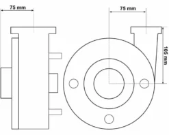 LX WP300 Spa Massagepomp 3 PK - 2 Speed -KOKID Spa Winkel 3771.4bis 1
