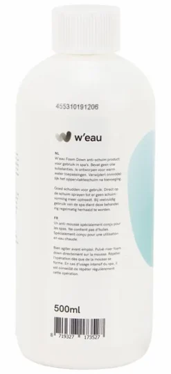 W'eau Foam Down Ontschuimingsmiddel - 500 Ml -KOKID Spa Winkel 789 2 1