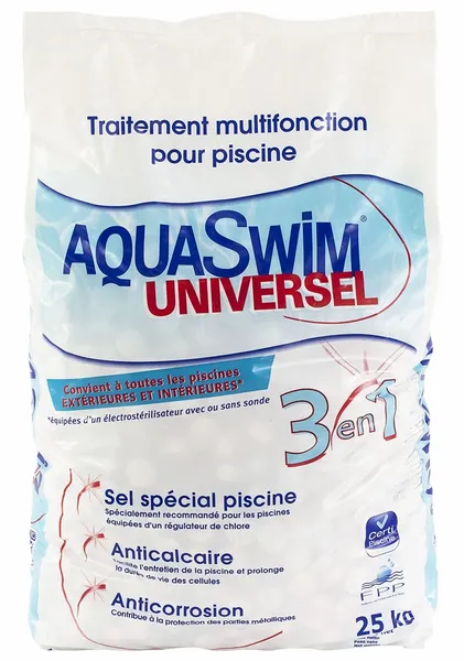 AquaSwim Universel 3 In 1 Zwembadzout - 25 Kg 4 AquaSwim Universel 3 In 1 Zwembadzout - 25 Kg - Afbeelding 2