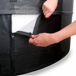 EXIT TOYS EXIT Leather Premium Opbouw Spa - 2-4 Persoons -KOKID Spa Winkel exit leather premium 4 opblaasbare spa materiaal