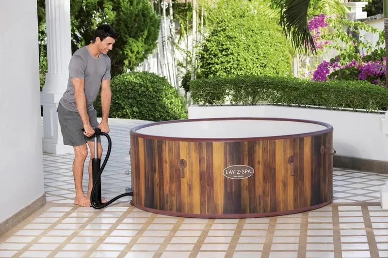 Bestway Lay-Z Spa Helsinki Airjet Plus Opblaasbare Spa - 7 Persoons 7 Bestway Lay-Z Spa Helsinki Airjet Plus Opblaasbare Spa - 7 Persoons - Afbeelding 5