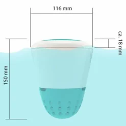 Ondilo ICO Smart Zwembadtester -KOKID Spa Winkel poolthermometer unter abdeckung